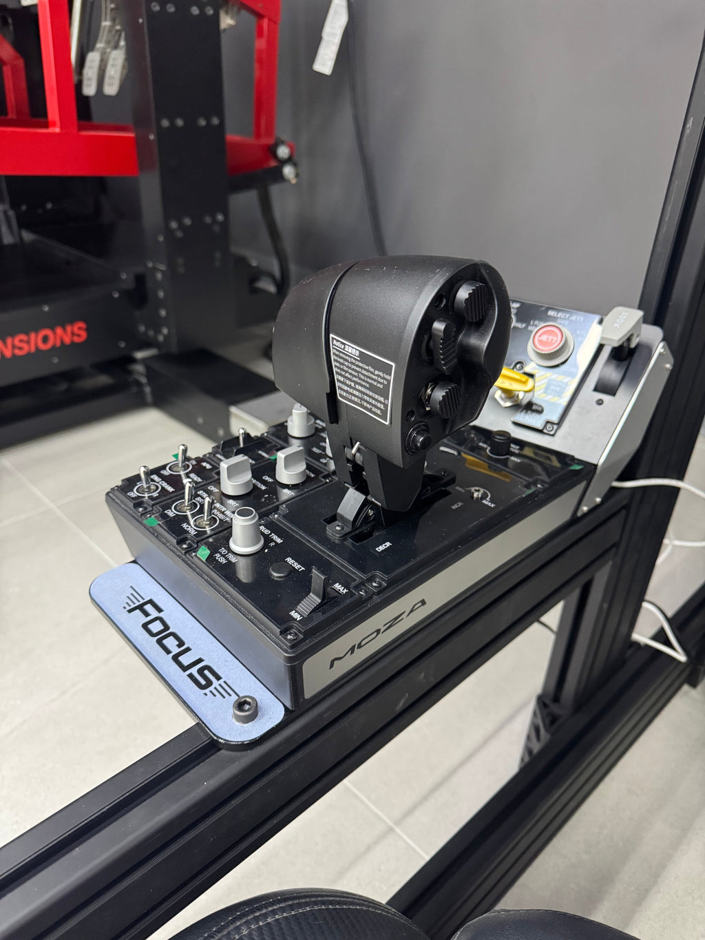 Focus Sim Racing Rig Mounting Plate for MOZA MTP Throttle